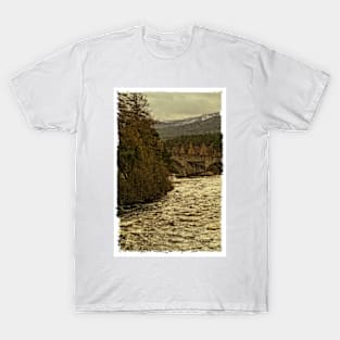 Invercauld Bridge, River Dee, Braemar, Scottish Highlands, UK T-Shirt